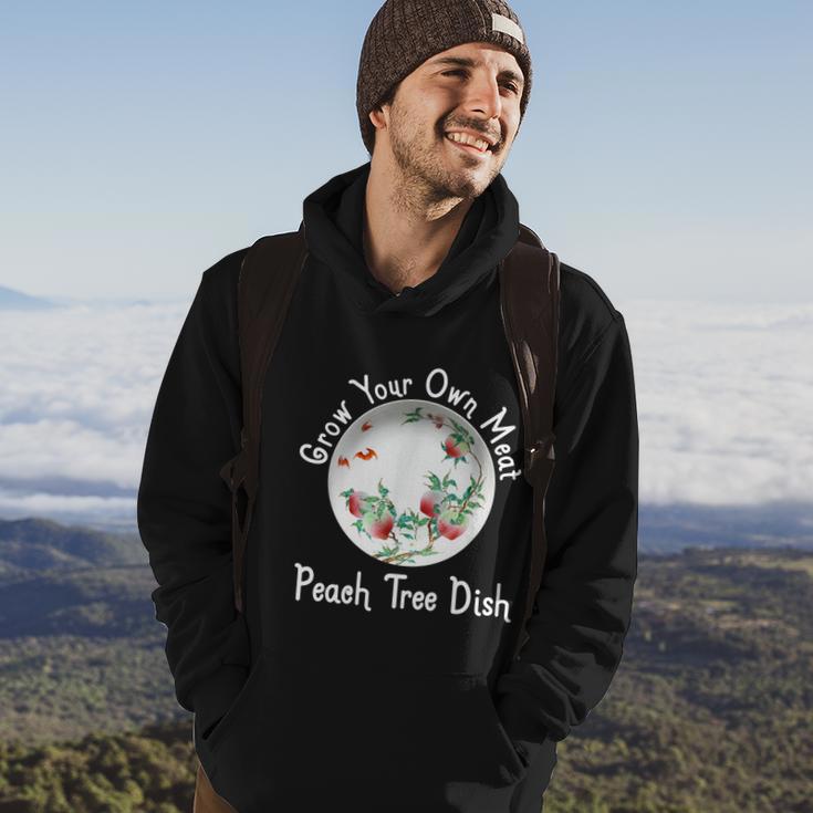 Peach Tree Dish Hoodie Lifestyle