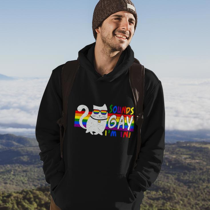 Pride Month Cat Sounds Gay I Am In Lgbt Hoodie Lifestyle