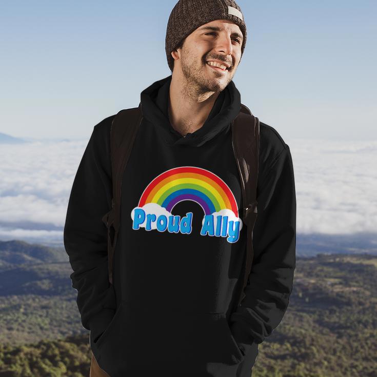 Proud Ally Lgbt Support Hoodie Lifestyle