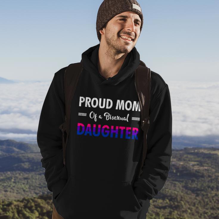 Proud Mom Of A Bisexual Daughter Lgbtq Pride Mothers Day Gift V2 Hoodie Lifestyle