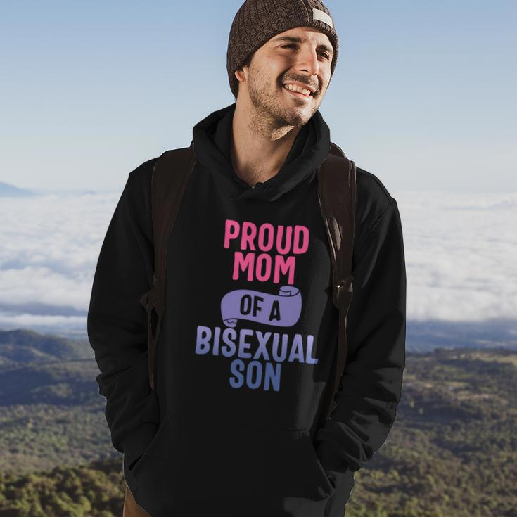 Proud Mom Of A Bisexual Son Lgbtgiftq Bi Pride Proud Ally Gift Hoodie Lifestyle