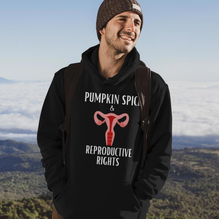 Pumpkin Spice And Reproductive Rights Pro Choice Feminist Great Gift Hoodie Lifestyle
