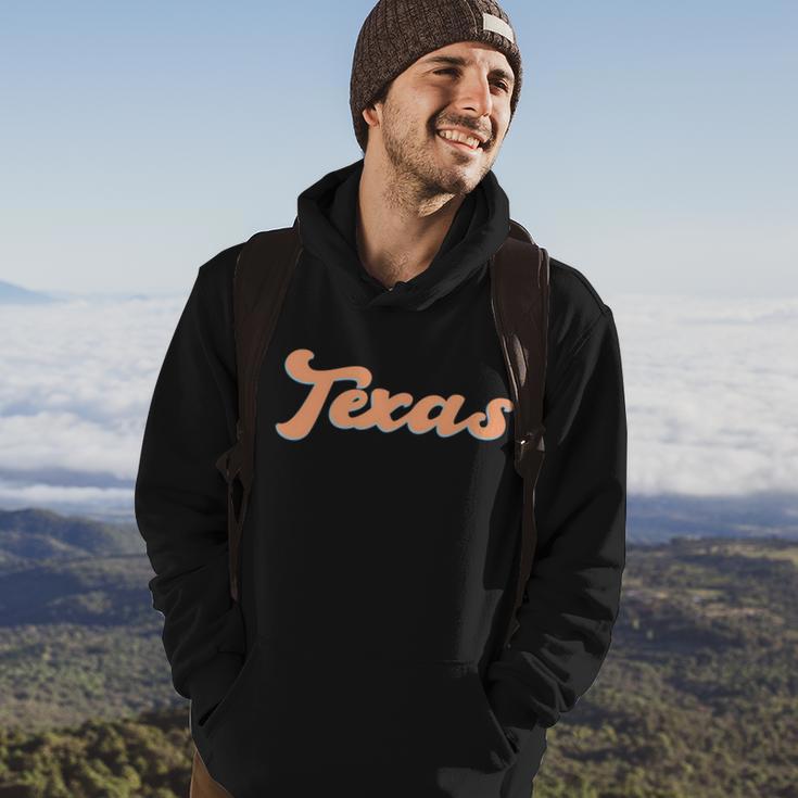 Retro Texas Logo Hoodie Lifestyle