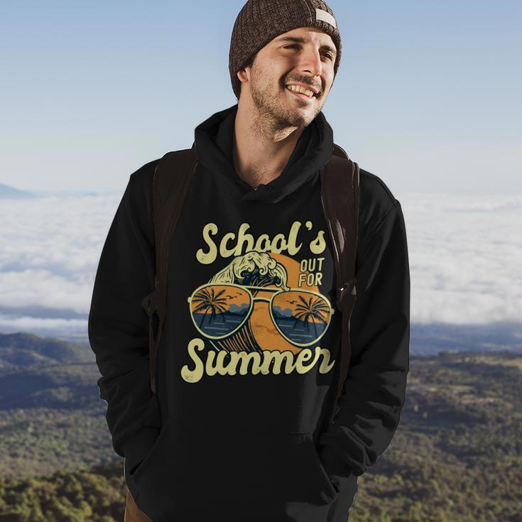 Schools Out For Summer For Teacher Cool Last Day Vintage Hoodie Lifestyle