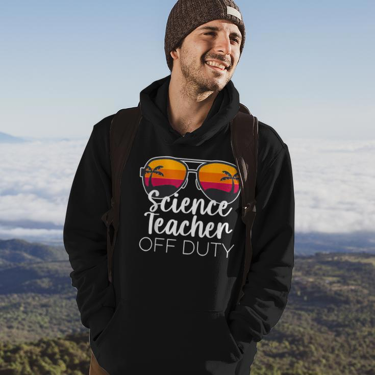 Science Teacher Off Duty Sunglasses Beach Sunset V2 Hoodie Lifestyle