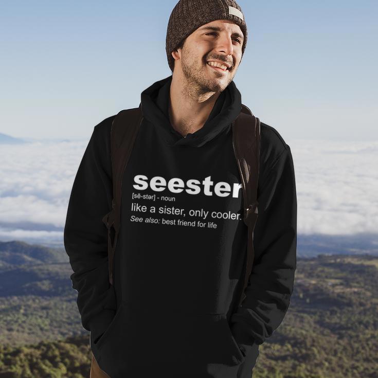 Seester Definition Like A Sister Only Cooler Hoodie Lifestyle