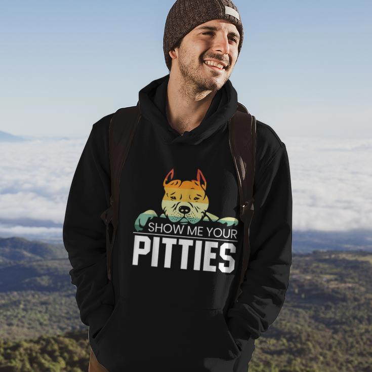 Show Me Your Pitties For A Rude Dogs Pit Bull Lover Hoodie Lifestyle