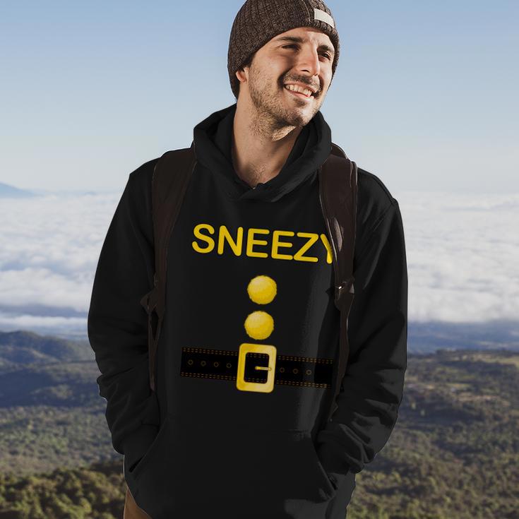 Sneezy Dwarf Costume Hoodie Lifestyle