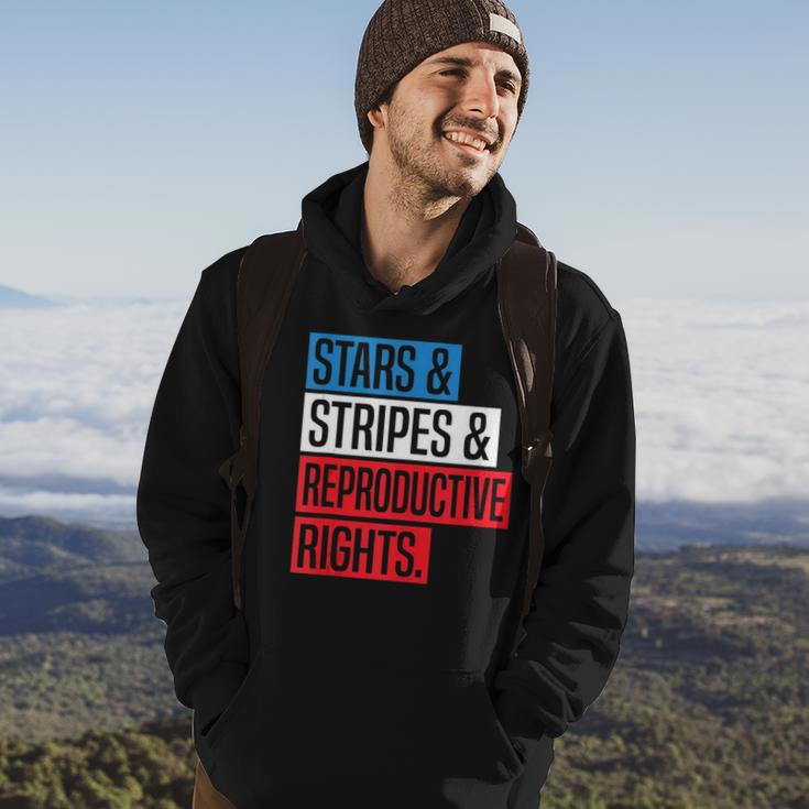 Stars Stripes And Reproductive Rights Pro Choice 4Th Of July Hoodie Lifestyle