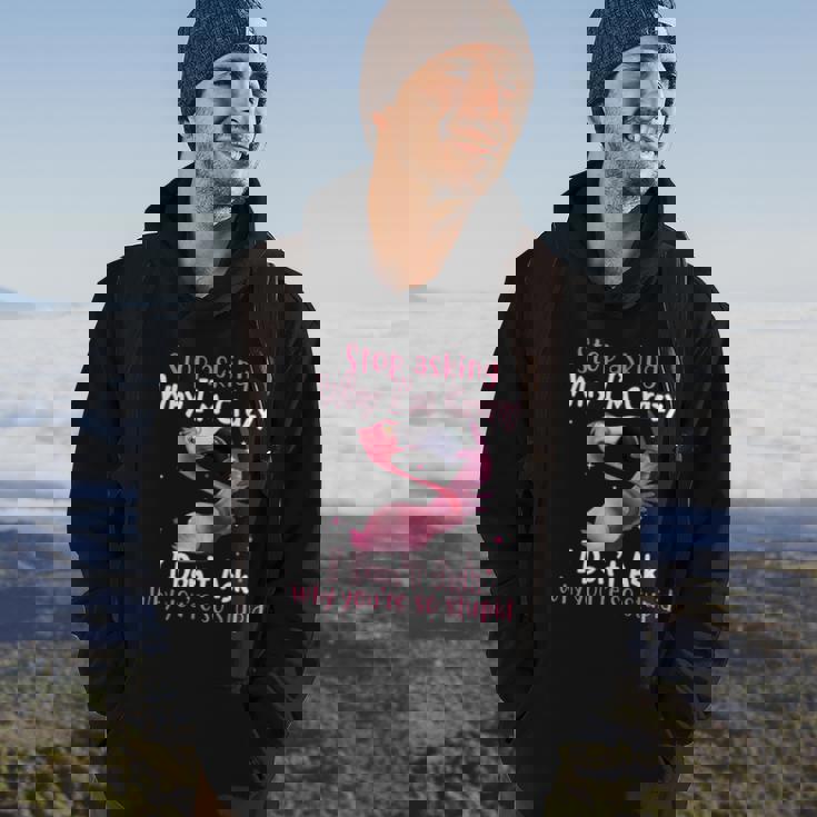 Stop Asking Why Im Crazy I Dont Ask Why Youre So Stupid Funny Hoodie Lifestyle