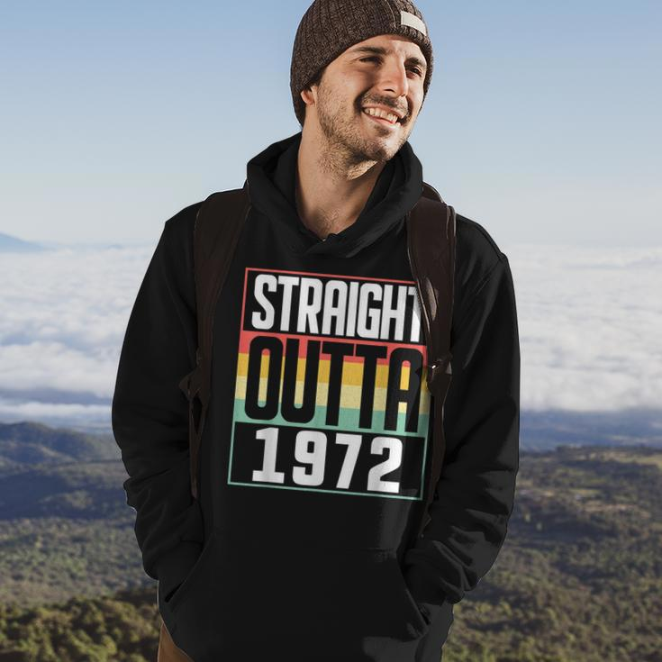 Straight Outta 1972 50Th Birthday 50 Years Old Men And Women Hoodie Lifestyle