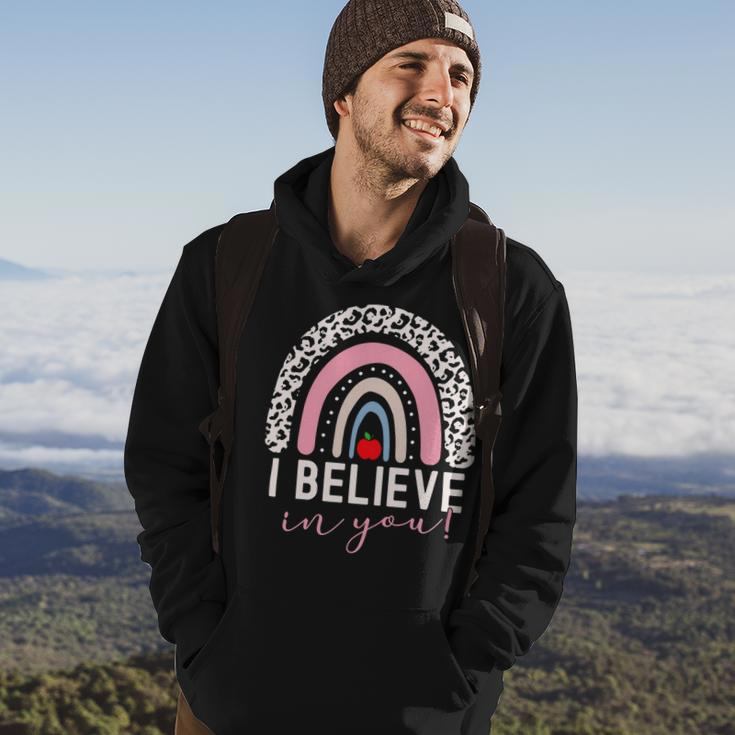 Test Day I Believe In You Rainbow Gifts Women Students Men V2 Hoodie Lifestyle