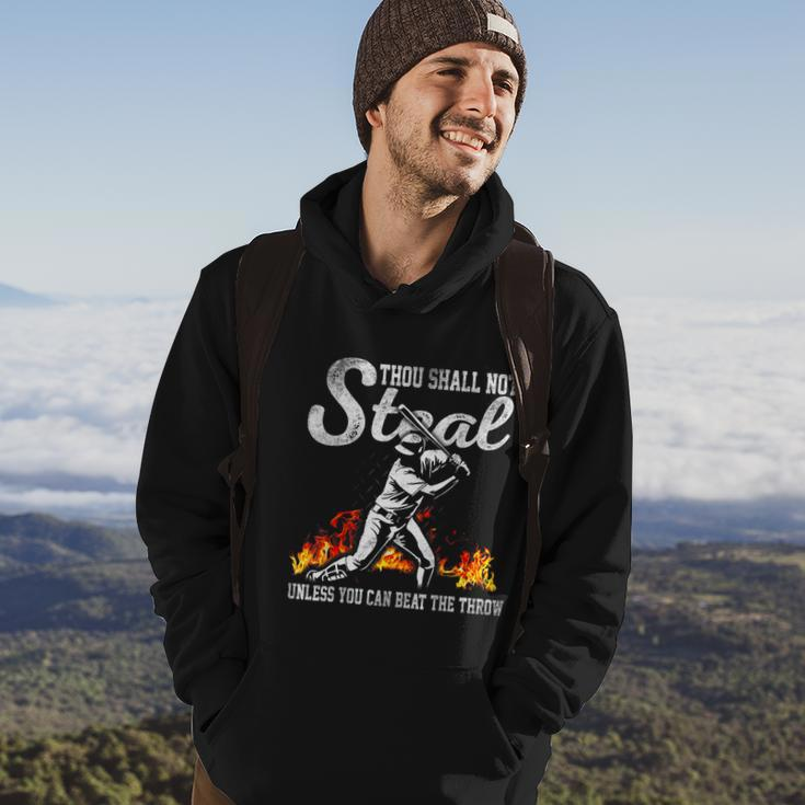 Thou Shall Not Steal Unless You Can Beat The Throw Baseball Tshirt Hoodie Lifestyle