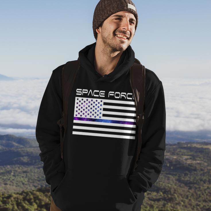 Us Space Force Flag Hoodie Lifestyle