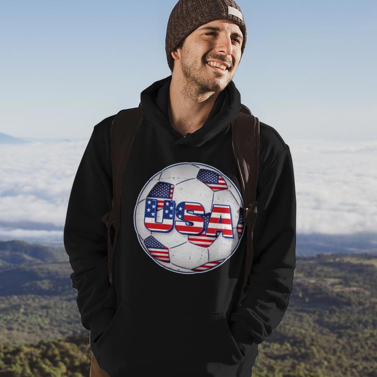 Usa Soccer Team Ball Hoodie Lifestyle