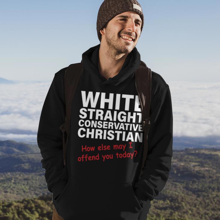 White Straight Conservative Christian V2 Hoodie Lifestyle