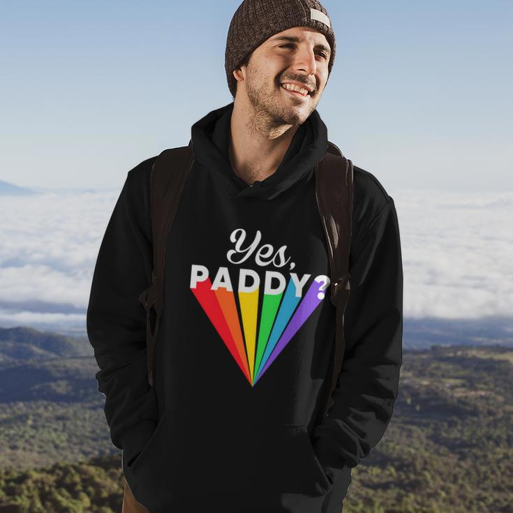Yes Paddy Rainbow St Pattys Day Daddy Lgbt Gay Pride Month 2022 Men Hoodie Lifestyle