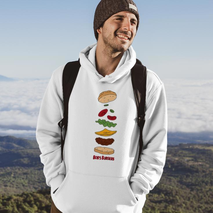 Bob&8217S Burgers Elements Of A Burger Hoodie Lifestyle