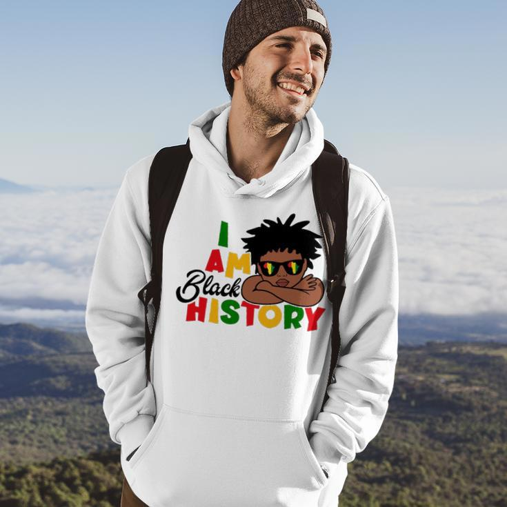 I Am Black History For Kids Boys Black History Month Men Hoodie Lifestyle