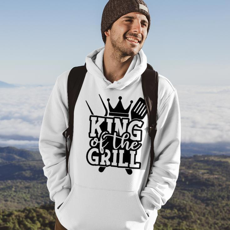 King Grill Grilling Gift Barbecue Fathers Day Dad Bbq V2 Hoodie Lifestyle