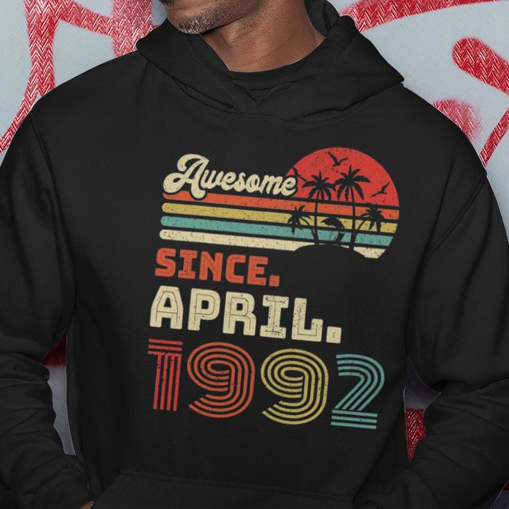 31 Years Old Awesome Since April 1992 31St Birthday Hoodie Unique Gifts