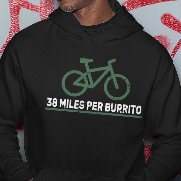 38 Miles Per Burrito Bike Ride Hoodie Personalized Gifts