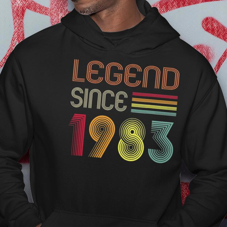 39 Year Old Gifts Legend Since 1983 39Th Birthday Retro Hoodie Unique Gifts