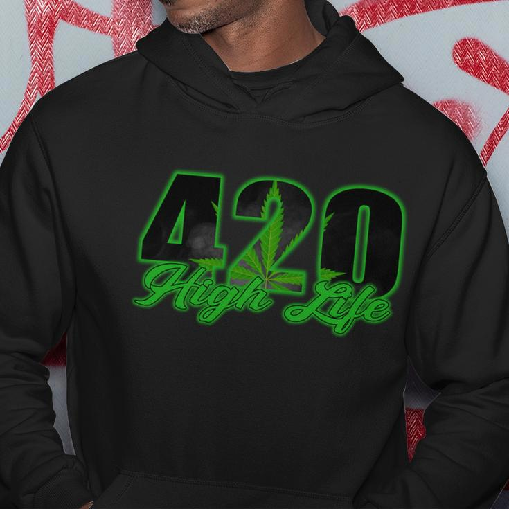 420 High Life Medical Marijuana Weed Hoodie Unique Gifts