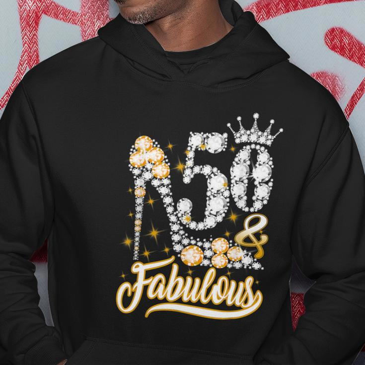 50 & Fabulous 50 Years Old 50Th Birthday Diamond Crown Shoes Tshirt Hoodie Unique Gifts