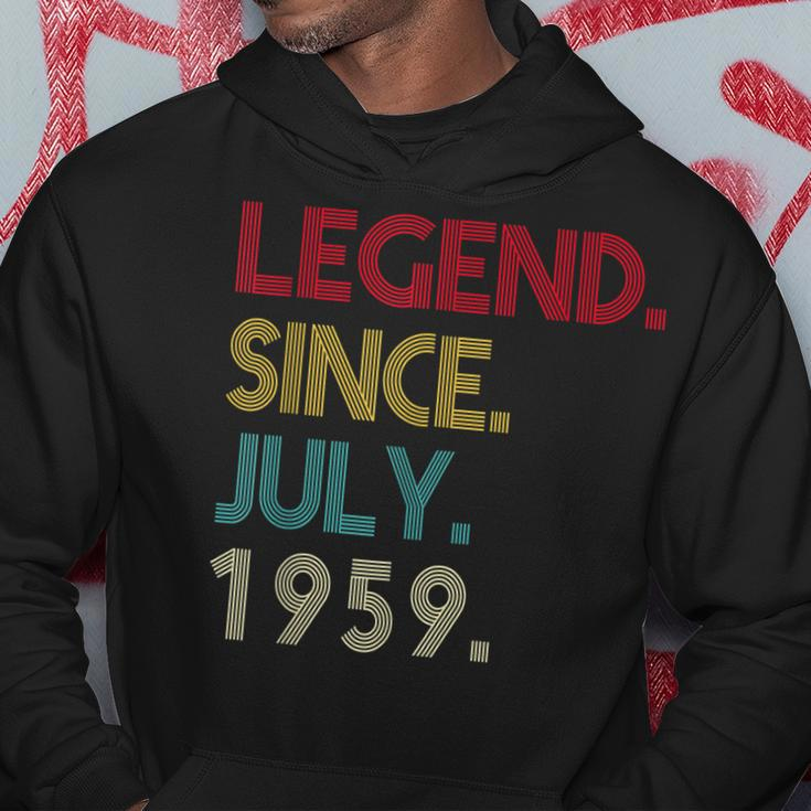 63 Years Old Legend Since July 1959 63Rd Birthday Gifts Hoodie Funny Gifts