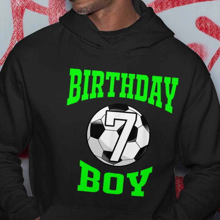 7Th Birthday Boy Shirt Soccer Shirt 7 Years Old Kid Hoodie Unique Gifts