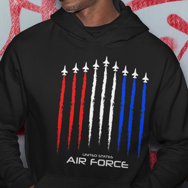 Air Force Us Veterans 4Th Of July Great Gift American Flag Meaningful Gift Hoodie Unique Gifts