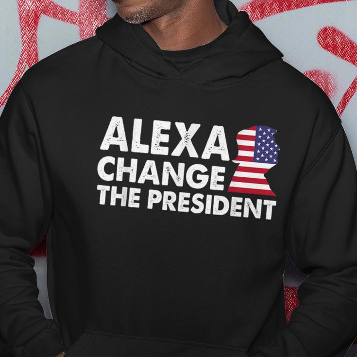 Alexa Change The President Funny Anti Joe Biden Tshirt Hoodie Unique Gifts