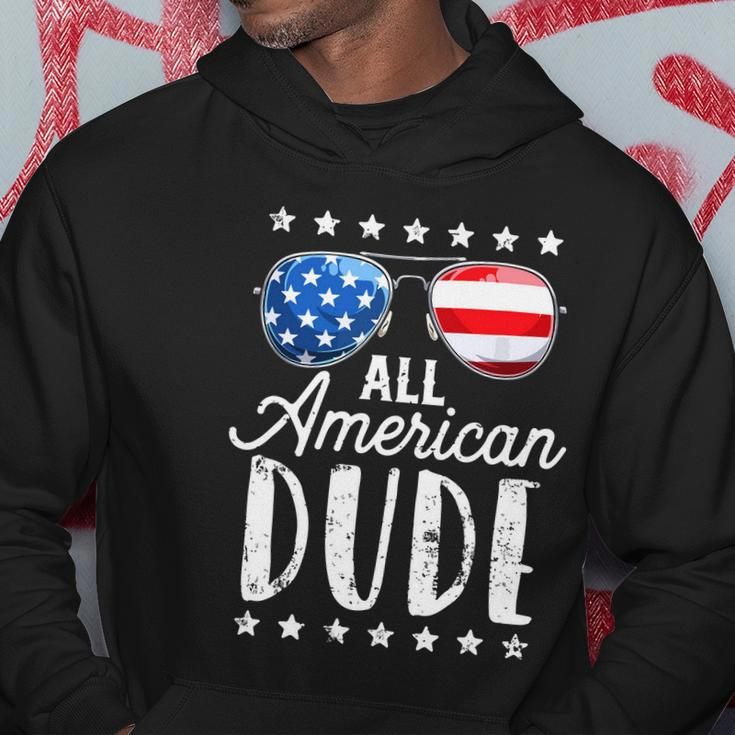 All American Dude 4Th Of July Boys Kids Sunglasses Family Hoodie Unique Gifts