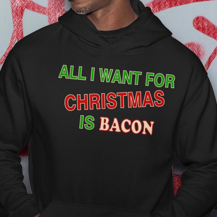 All I Want For Christmas Is Bacon Hoodie Unique Gifts