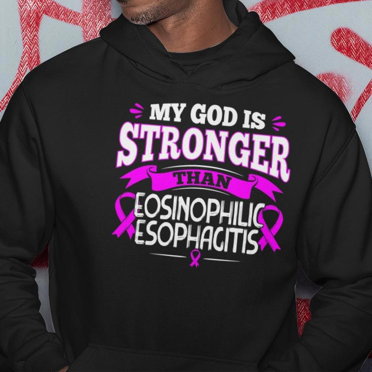 Allergic Oesophagitis Awareness Ribbon Gift For Eoe Patients Hoodie Unique Gifts
