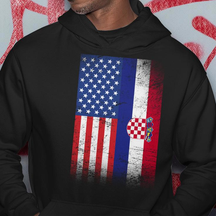 American Croatian Flag Croatia Pride Hoodie Unique Gifts