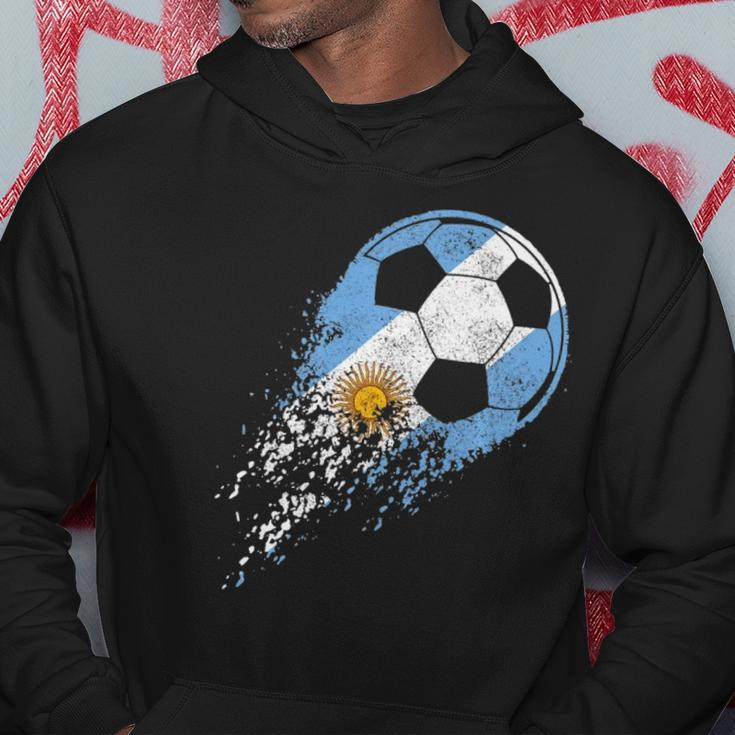 Argentina Soccer Argentinian Flag Pride Soccer Player Hoodie Unique Gifts
