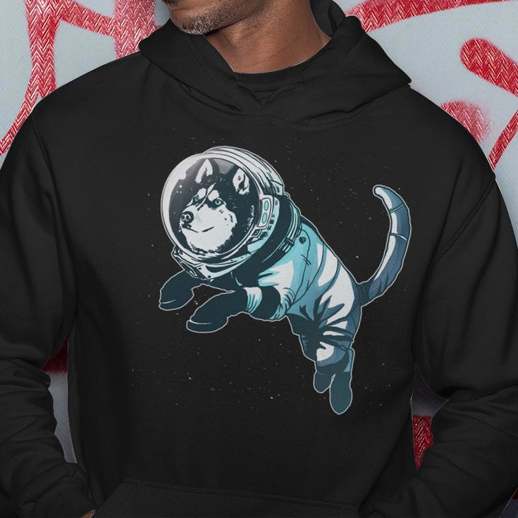 Astronaut Husky Dog Space Hoodie Unique Gifts