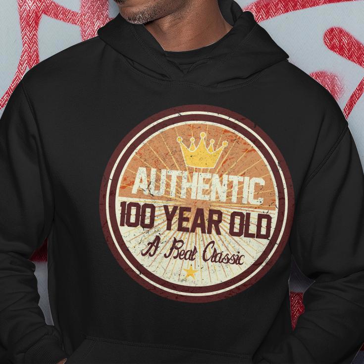 Authentic 100 Year Old Classic 100Th Birthday Tshirt Hoodie Unique Gifts