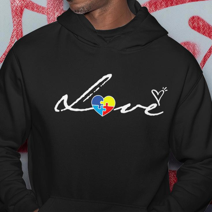 Autism Awareness Puzzle Piece Heart Hoodie Unique Gifts