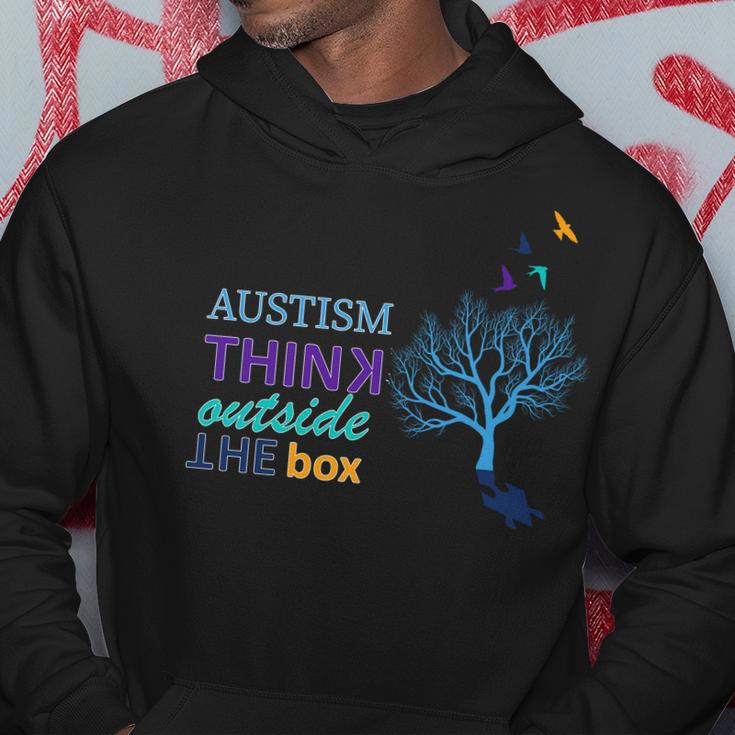 Autism Think Outside The Box Tshirt Hoodie Unique Gifts