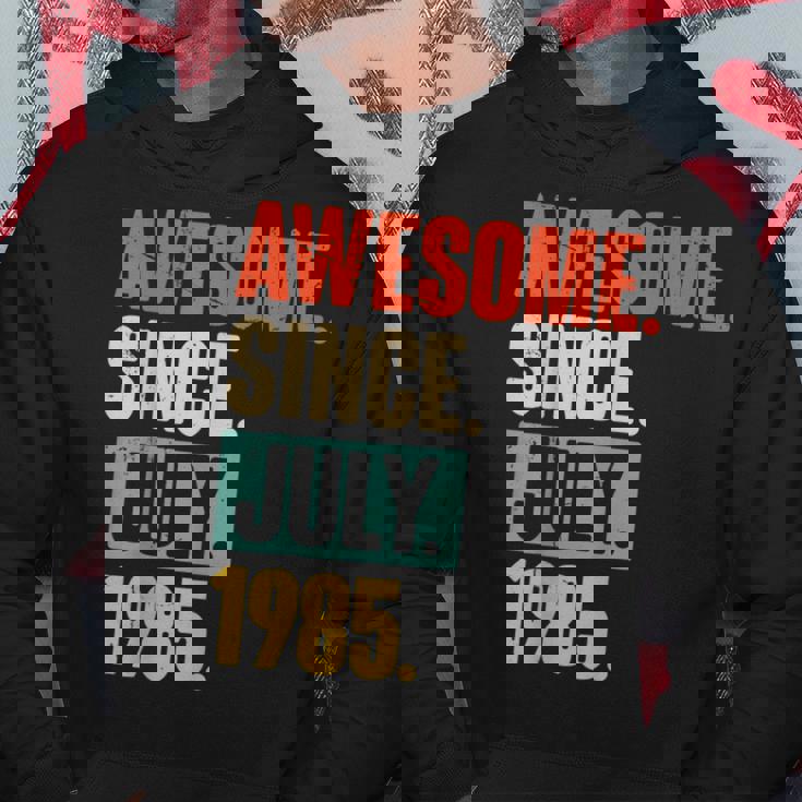 Awesome Since July 1985 37 Year Old 37Th Birthday Gift Hoodie Personalized Gifts