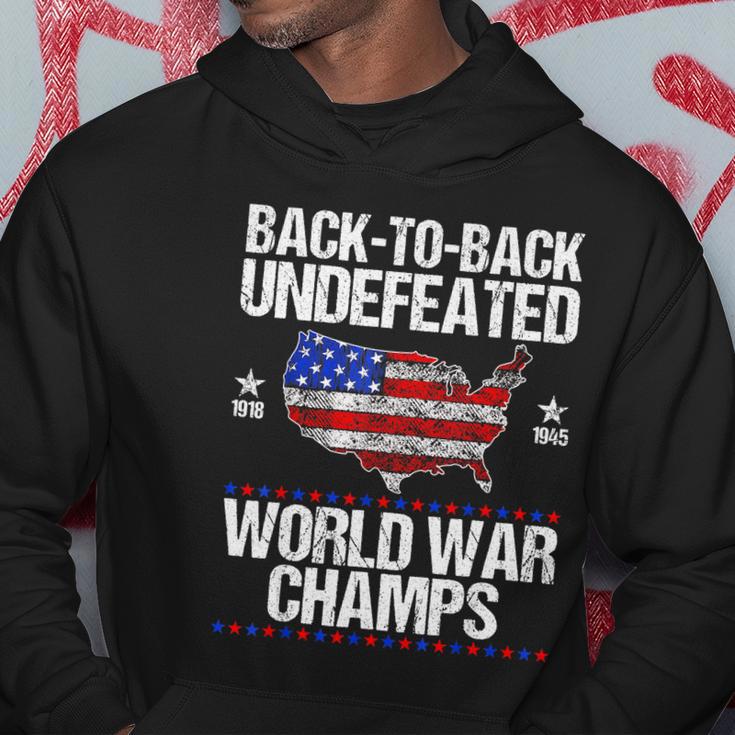 Back To Back Undefeated World War Champs Usa Flag Hoodie Unique Gifts