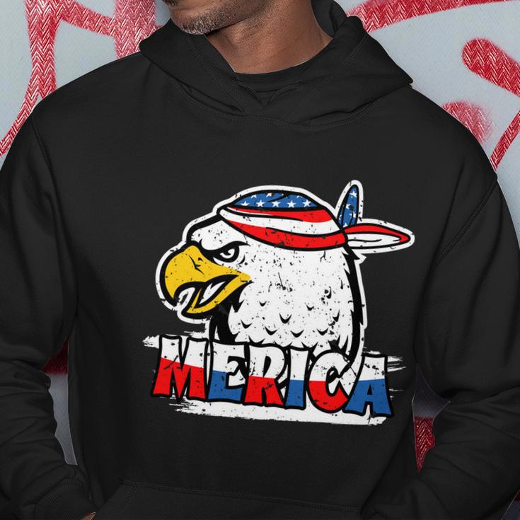 Bald Eagle Mullet American Flag Merica 4Th Of July Great Gift Hoodie Unique Gifts