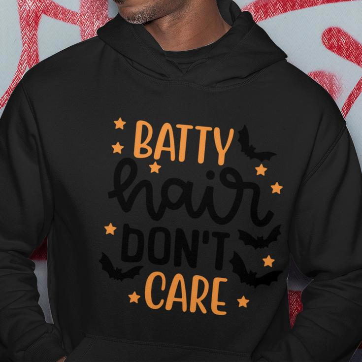 Batty Hair Dont Care Halloween Quote Hoodie Unique Gifts