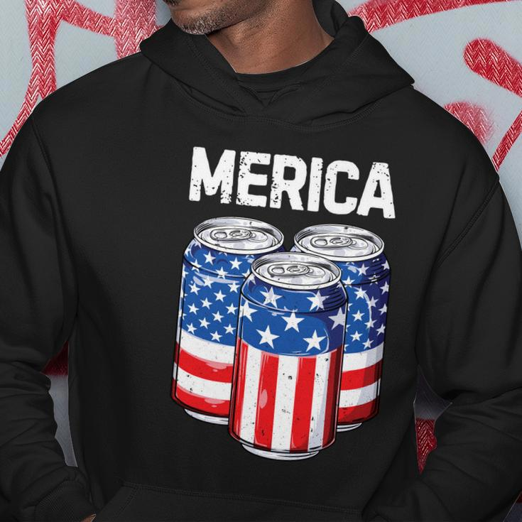 Beer American Flag 4Th Of July Merica Usa Men Women Drinking Hoodie Unique Gifts