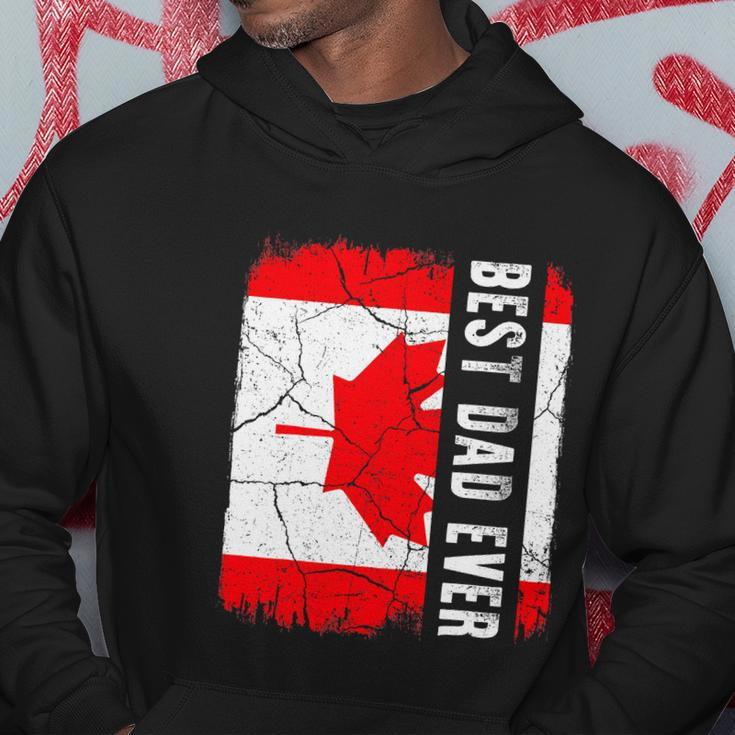 Best Canadian Dad Ever Canada Daddy Funny Fathers Day Hoodie Unique Gifts