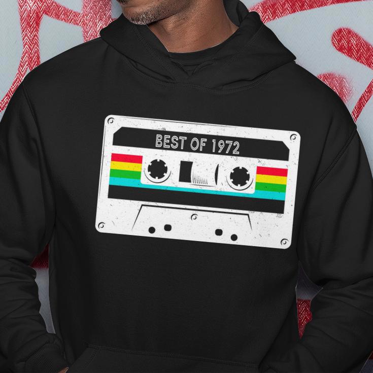 Best Of 1972 Retro 50Th Birthday Mixtape Hoodie Unique Gifts