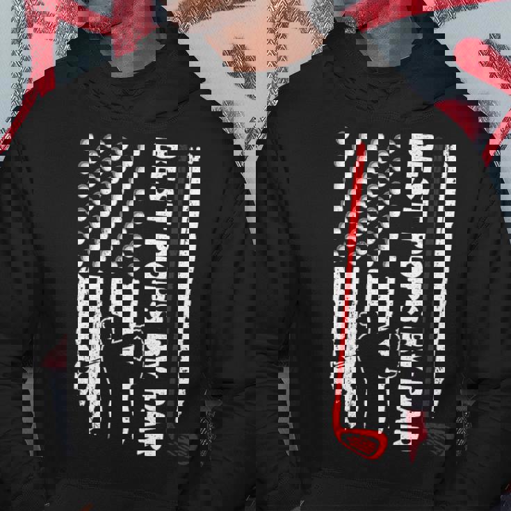 Best Pops By Par American Flag Golf Gift Back Design Graphic Design Printed Casual Daily Basic Men Hoodie Personalized Gifts
